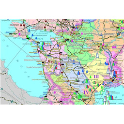 Карта Предприятия нефтегазохимического комплекса и транспортной инфраструктуры России и стран ближнего зарубежья.(Масштаб 1:4 млн)