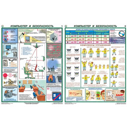 Комплект плакатов Компьютер и безопасность (2 листа, A3, лам.)