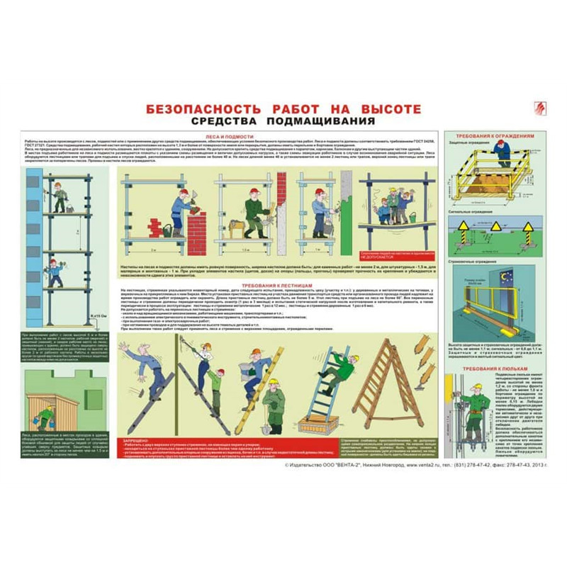 Не допускается передвижение средств подмащивания. Требования безопасности на высоте. Плакаты по охране труда на высоте. Безопасность на работе. Плакаты при работе на высоте.