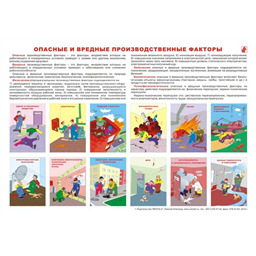 Плакат Опасные и вредные производственные факторы (A3, лам.)
